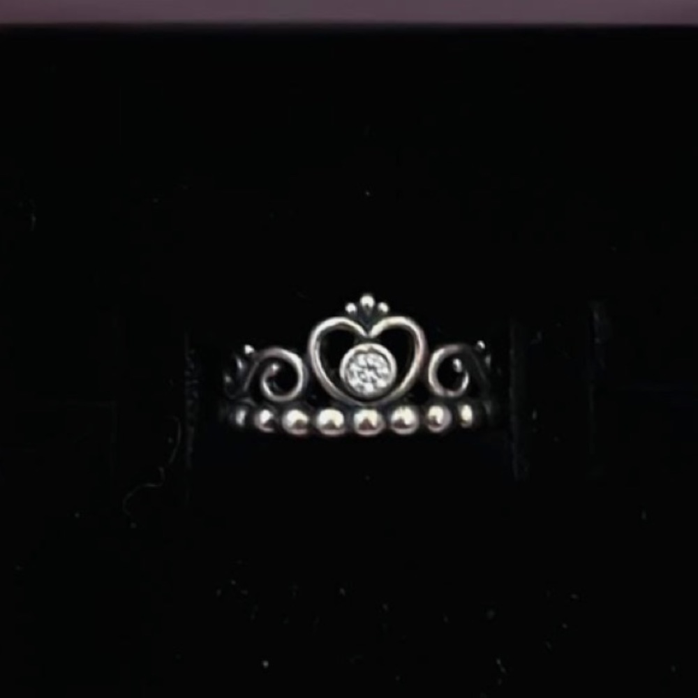 Pandora Silver My Princess Tiara Ring